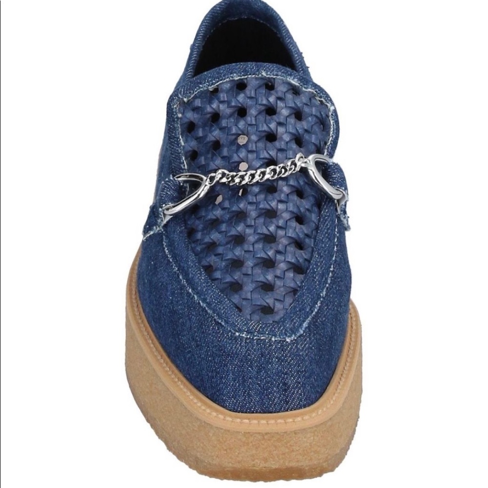 Stella McCartney Denim Platform Loafers